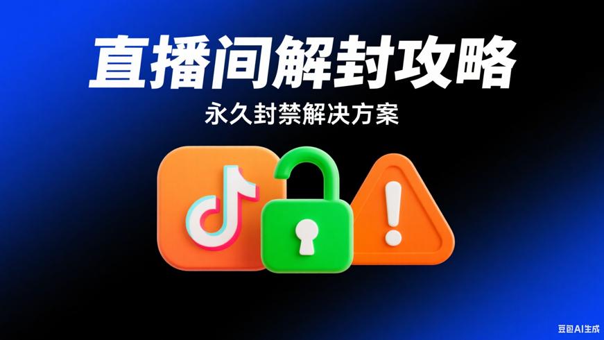 抖音永久封禁直播间如何解封及封号影响解析