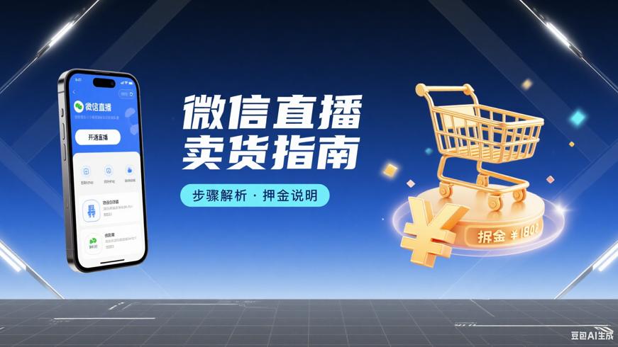 微信直播间开通卖货步骤及押金问题详解