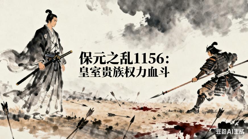 保元之乱1156：日本皇室贵族的权力血斗