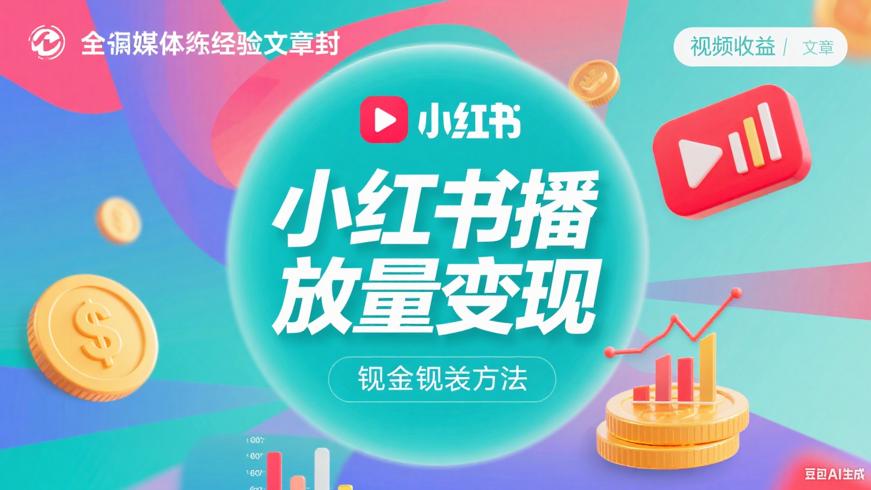揭秘小红书视频靠播放量赚钱及收益计算方法