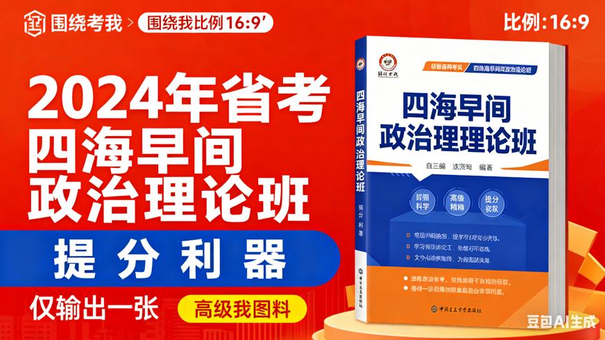 2025年省考四海早间政治理论班：提分利器