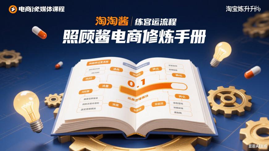 照顾酱电商人修炼手册从0到1拆解淘宝运营底层逻辑