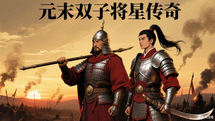 察罕帖木儿与王保保元末双子将星的传奇人生