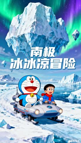 《哆啦A梦：大雄的南极冰冰凉大冒险》动漫解析