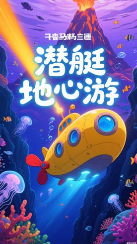 《潜艇总动员：地心游记》：海底探险动画佳作