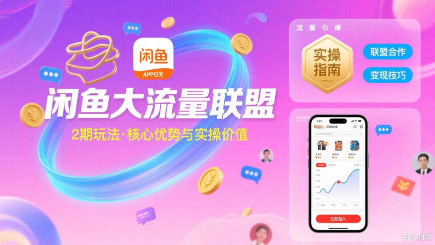 闲鱼大流量联盟玩法2期核心优势与实操价值解析