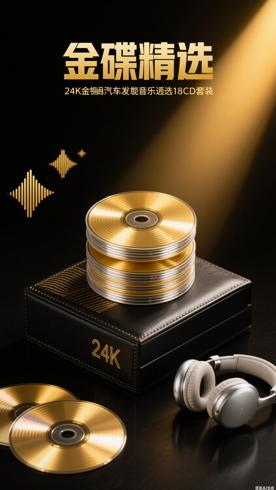 24K金碟汽车发烧音乐精选18CD套装核心优势解析