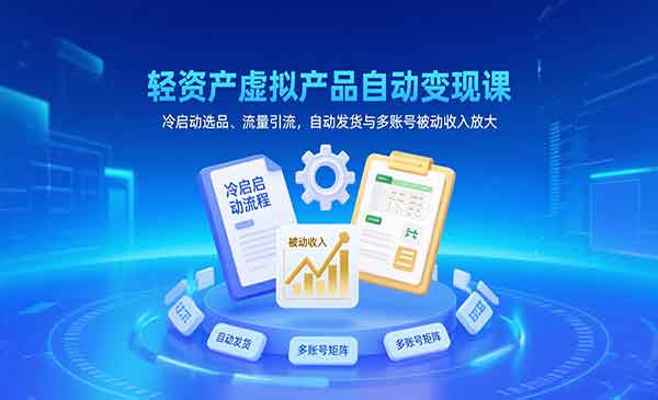 虚拟产品自动变现