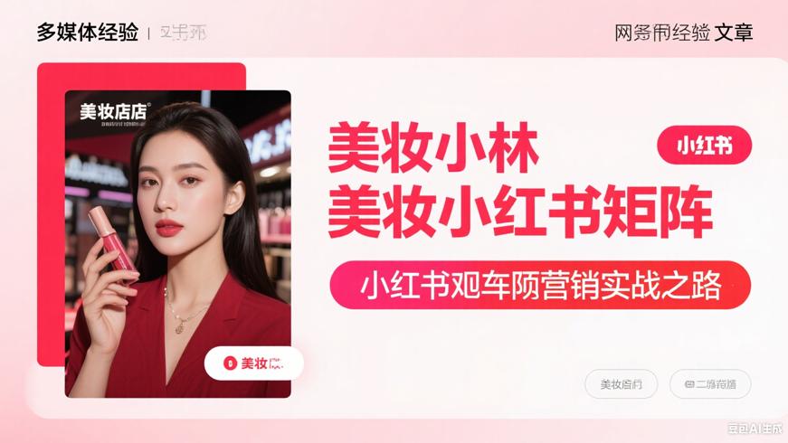 美妆店主小林的小红书矩阵营销实战之路