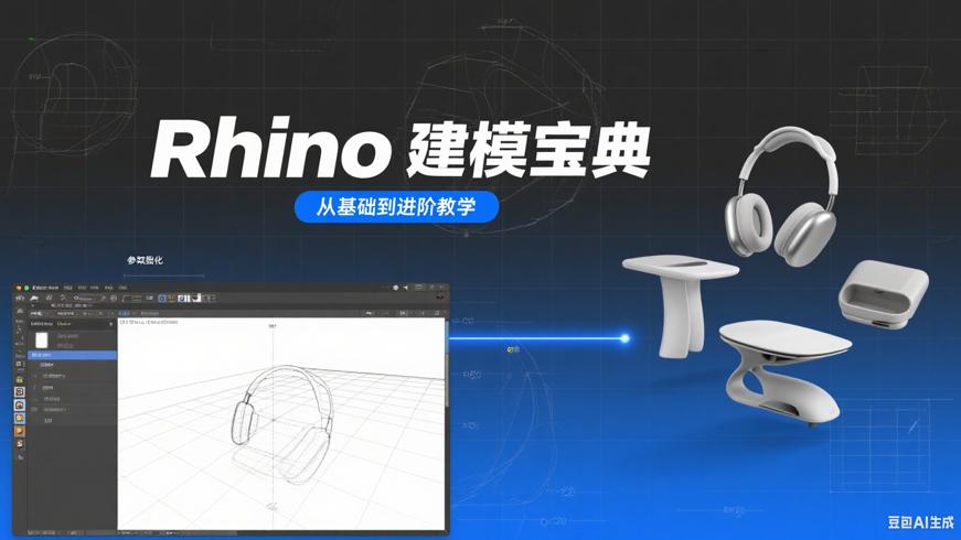 Rhino工业设计建模宝典从基础到进阶教学指南