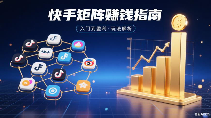 快手矩阵推广赚钱实战指南从入门到盈利玩法解析