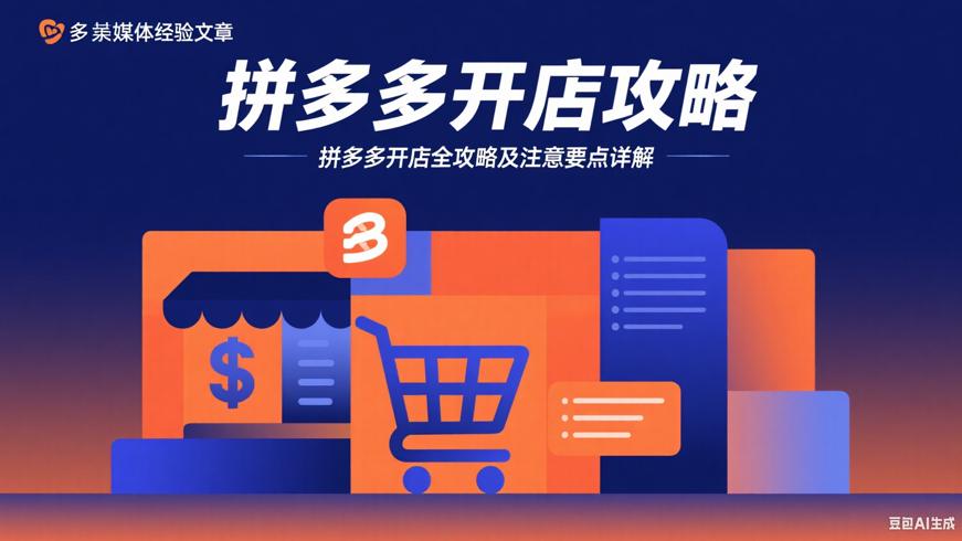 拼多多开店全攻略及注意要点详解