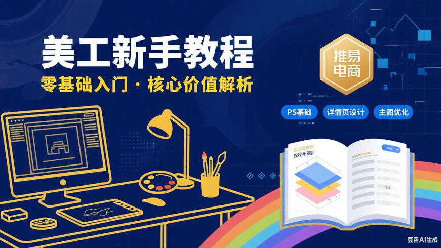 推易电商零基础美工新手教程核心价值与内容解析