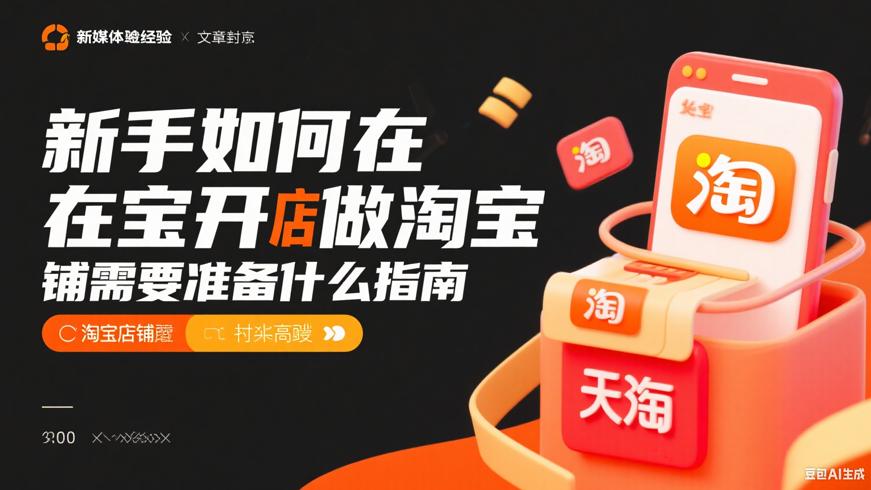 新手如何在淘宝开店做淘宝店铺需要准备什么指南