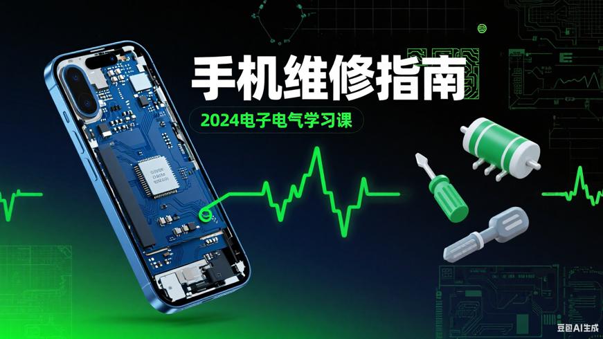 2024全新手机维修视频电子电气学习指南