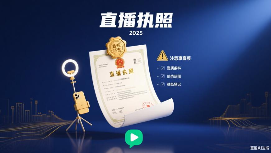 2025视频号直播带货营业执照要求与注意事项