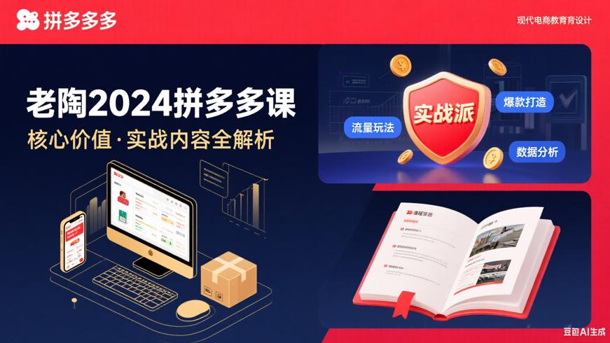 老陶2024拼多多系列课核心价值与实战内容解析