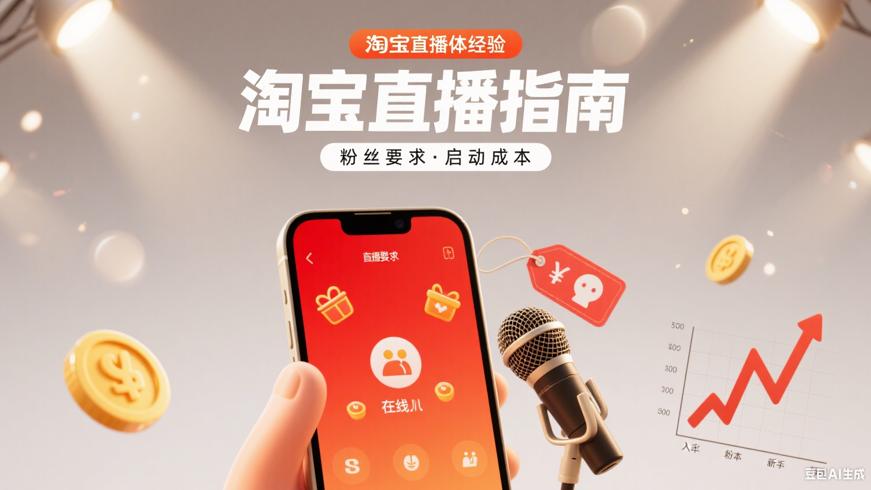 淘宝直播粉丝要求与启动成本全解析新手指南