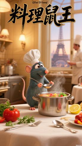 《料理鼠王》：美食与梦想交织的动画佳作