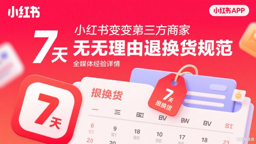 小红书变更第三方商家七天无理由退换货规范详解