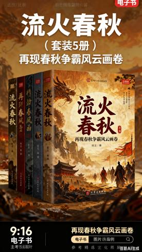 《流火春秋》（套装5册）：再现春秋争霸风云画卷