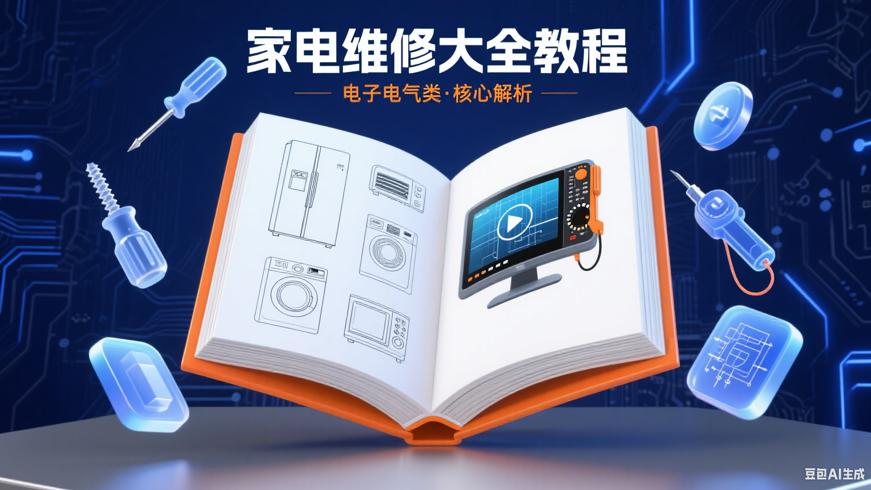 电子电气类最全家电维修大全视频教程核心解析