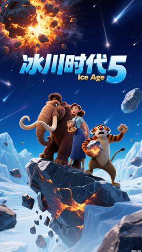 《冰川时代5》Ice Age(2016)英文中字版动画详解
