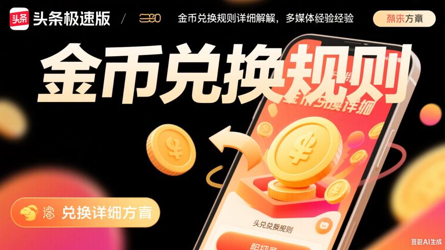 今日头条极速版金币兑换规则详细解读