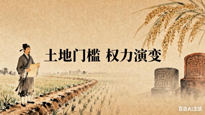 古代地主的土地门槛：从温饱到权力的演变史