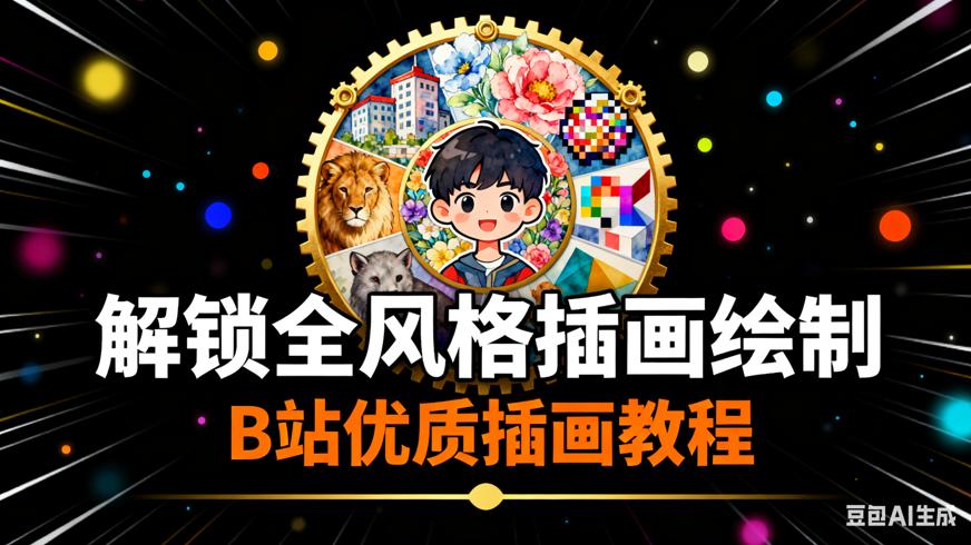 B站优质插画教程：解锁全风格插画绘制