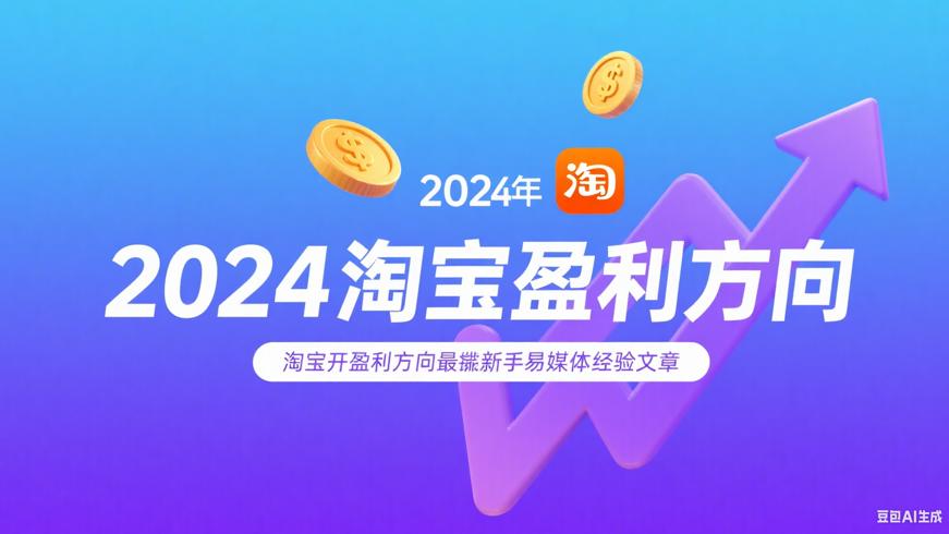2024年淘宝开什么店最挣钱新手易盈利方向解析
