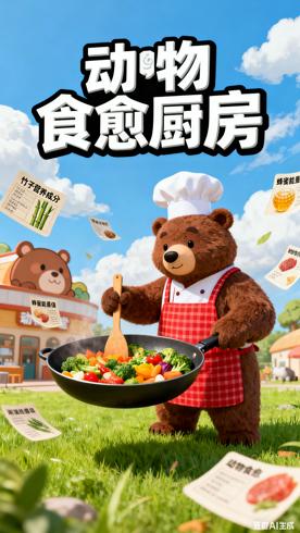 《动物园开饭啦》硬核萌趣的动物食愈科普书