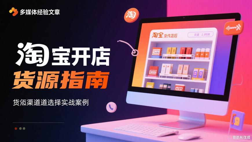 淘宝开店后操作指南及货源渠道选择实战案例