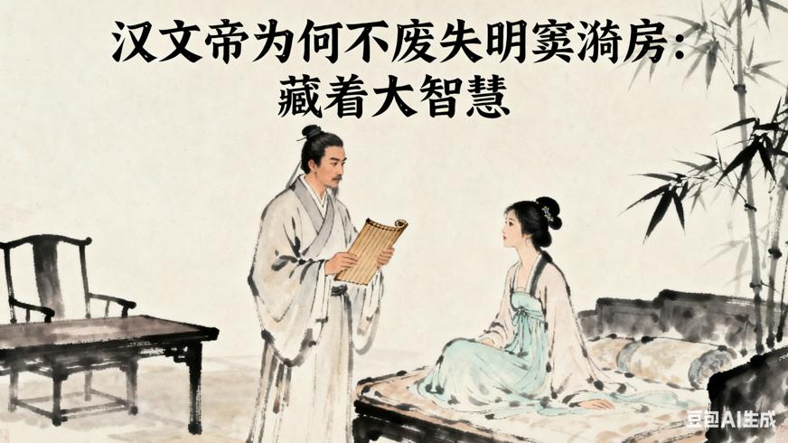 汉文帝为何不废失明窦漪房：藏着大智慧