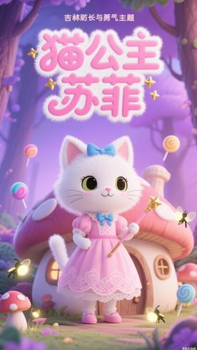 《猫公主苏菲》：萌系奇幻动画中的成长与勇气叙事
