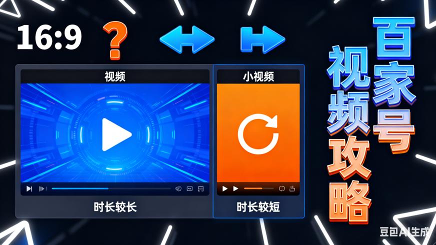 百家号视频与小视频差异及发布攻略