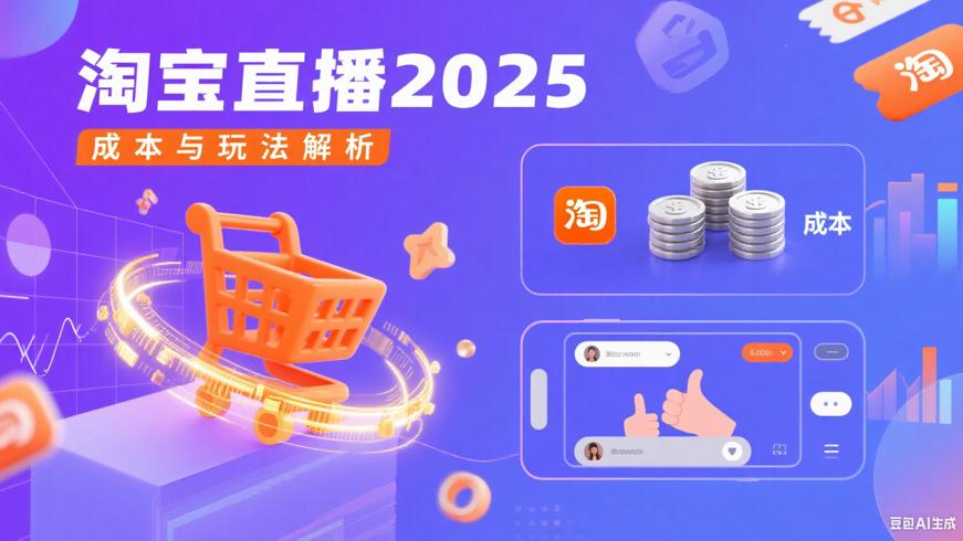 2025年开通淘宝直播成本与实用玩法全解析