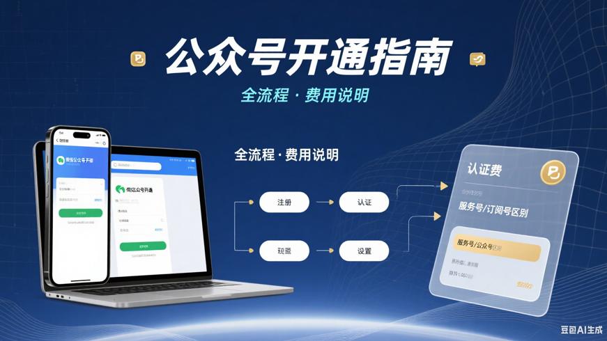微信公众号开通全流程与费用说明指南