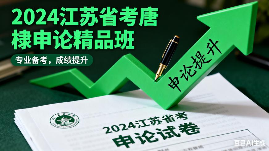 2024江苏省考唐棣申论精品班：助力申论提升