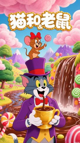 《猫和老鼠：威利旺卡和巧克力工厂》：欢乐奇幻冒险