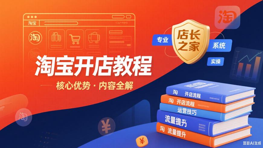 店长之家淘宝开店系列教程核心优势与内容全解析