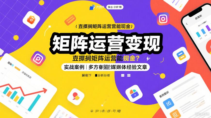 短视频矩阵运营能挣钱吗实战案例与方案解析