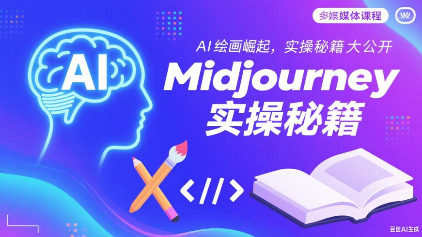 AI绘画崛起，Midjourney实操秘籍大公开