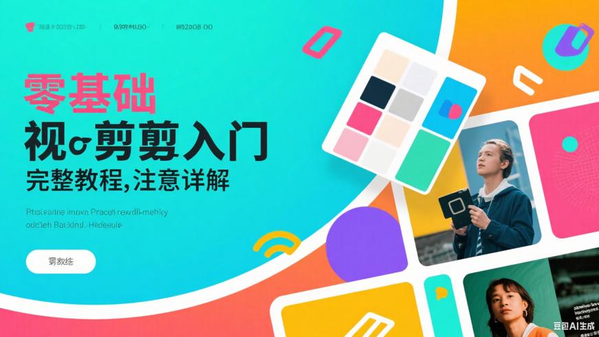 零基础视频剪辑入门完整教程及注意事项详解