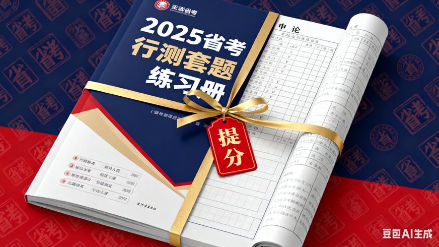 2025省考：花生行测与飞扬申论套题提分秘籍