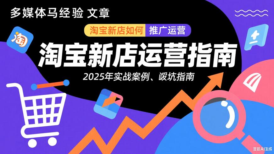 淘宝新店如何推广运营2025年实战案例与避坑指南