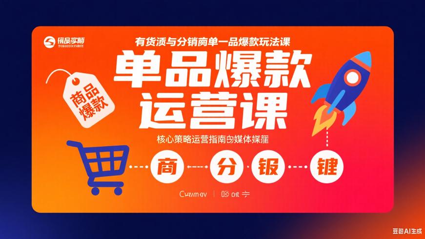 有货源与分销单品爆款玩法课核心策略与运营指南