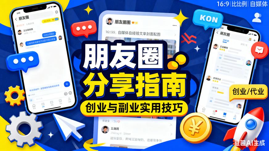 创业与副业朋友圈分享实用指南
