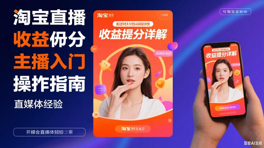 淘宝直播收入提成详解与主播入门实操指南