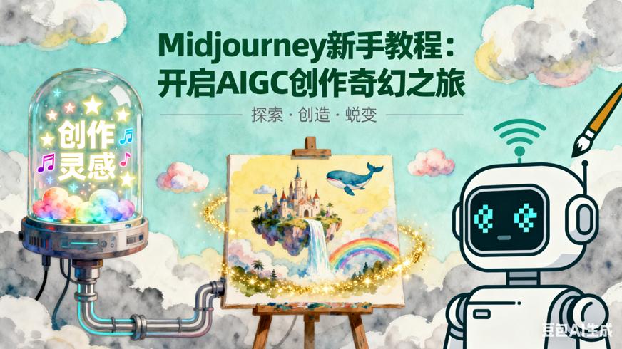 Midjourney新手教程：开启AIGC创作奇幻之旅